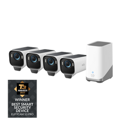 EufyCam S3 Pro 4-Cam Kit – 4K Solar Security System